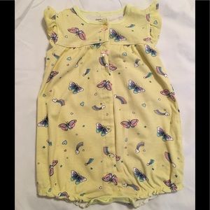 Snap-up Yellow Romper